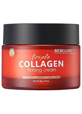 Bergamo Укрепляющий крем для лица с тройным коллагеном Triple Collagen Firming Cream 50g (2-1183492) — Крем, (369794172)