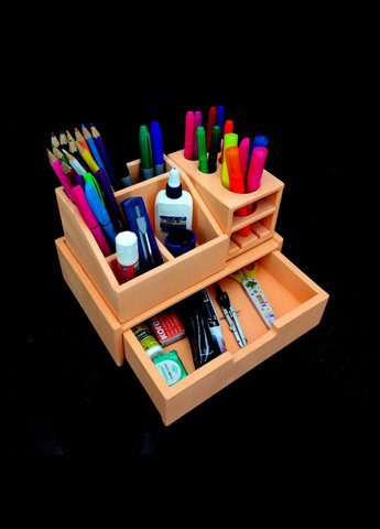 Органайзер настільний з дерева Аспен грейпфрут (КНЦ-007454) No Brand (328224524)