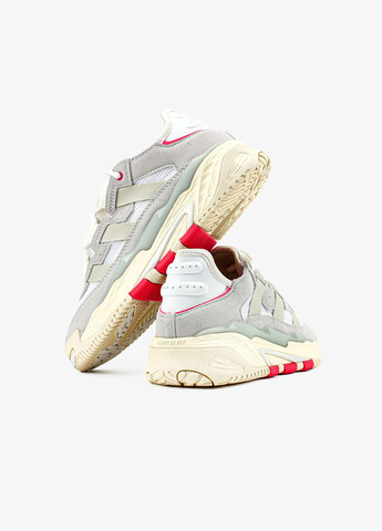 Бежеві Осінні кросівки чоловічі і жіночі adidas niteball beige gray | адідас найтбол бежеві сірі No Brand