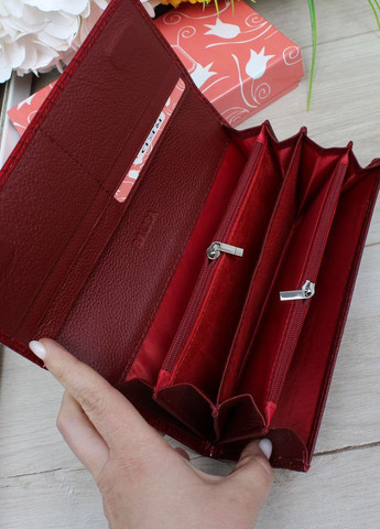 Классический женский кошелек из натуральной лакированной кожи Vishnya (322763830)