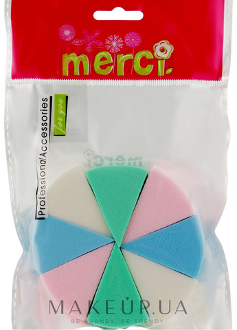 Набор спонжей 8шт (750574-27677625) Merci (361931512)