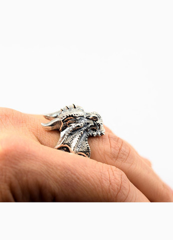 Эксклюзивное кольцо дракон 9356 SE, размер Maxi Silver (341539206)