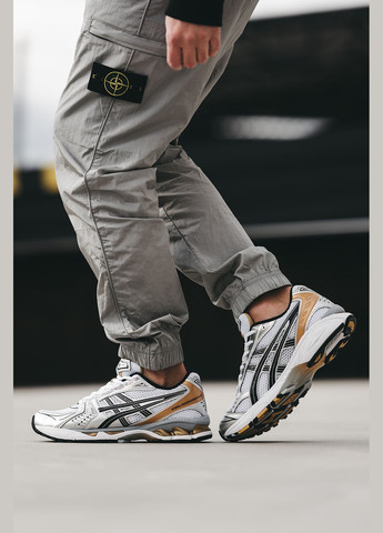 Кроссовки женскиеи и мужские Asics Gel-Kayano 14 grey black gold | Асикс Гель-Каяно 14 серые черные No Brand серые всесезоны (315155239)