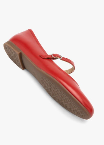 Женские балетки Rylko | красные натуральная кожа (317356252)