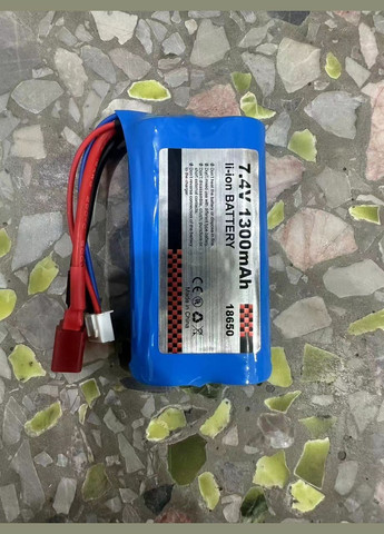 Літій-іонна акумуляторна батарея 7,4 В 1300mAh для радіокерованих моделей 16101 та 16102 ( код: 74V1300MA ) WL Toys (331902338)