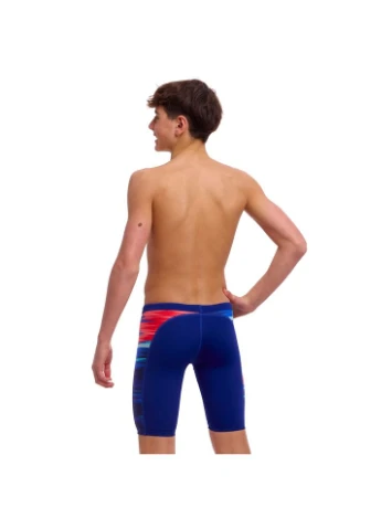 Дитячі плавки довгі джамери для плаванння Funky Trunks Boy's Storm At Sea Training Jammers (FTS003B72168) розмір шторм в морі Funky Trunks & Funkita (377528677)