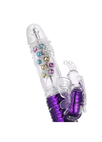 Вібратор кролик пульсатор Секс-Машина Libo Sex Machine Type B з рухом розширення і обертання Фіолетовий No Brand (303889056)