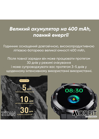 Розумний годинник Titan Black-Gold 35 мм. (A-041406) Modfit (367862632)