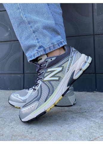 КРОСІВКИ ЖІНОЧІ NEW BALANCE 860 V2 GREY НЬЮ БЕЛАНС 860 No Brand сірі демісезони (367174091)