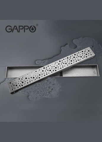Душовий канал G850072, 70х500 мм, нержавіюча сталь GAPPO (275335529)