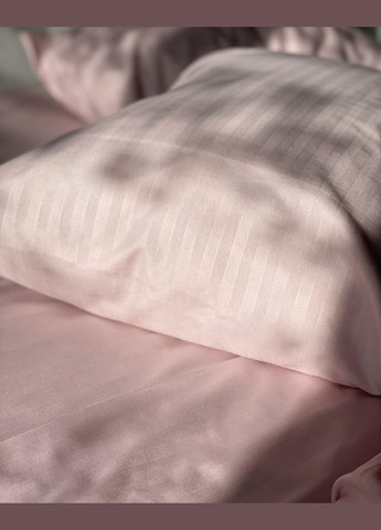Комплект постельного белья Fiber Roze Stripe микрофибра двуспальный Emily (292653190)