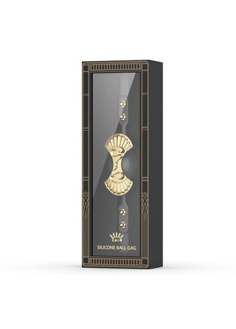 Розкішний кляп Silicone Ball Gag Black Zalo (303885682)