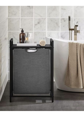 Корзина для белья Napoli 65 л в стиле Loft серый Leobert (361951633)