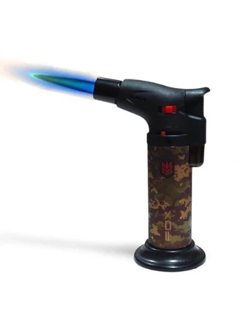 Зажигалка-горелка Turbo Blow Torch Lighter MILITARY многоразовая No Brand (377274895)