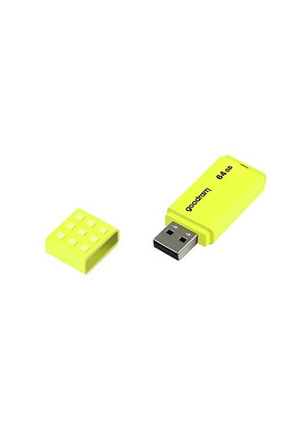 Флеш-накопитель USB2.0 64GB UME2 Yellow (UME2-0640Y0R11) Goodram (332974522)