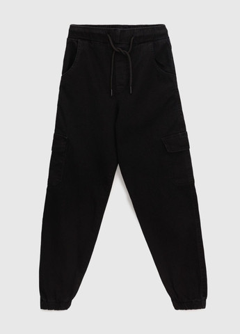 Черные демисезонные джоггеры джинсы joggers карго для мальчика 9010-3 176 см черный (2000990731791d) shop (2000990731791) Pitiki