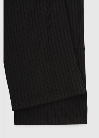 Черные повседневный демисезонные палаццо брюки No Brand