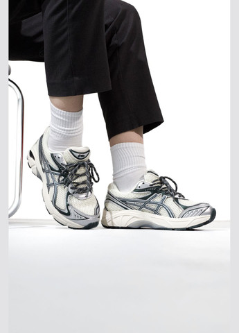 Сірі Осінні кросівки чоловічі і жіночі asics gt-2160 grey white | асікс gt-2160 сірі білі No Brand