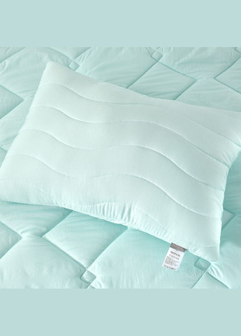 Набір Tropical євро ковдра 200х220 см + 2 подушки 50х70 см м'ята антиалергійний IDEIA (334726592)