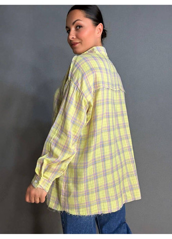 Желтая рубашка No Brand