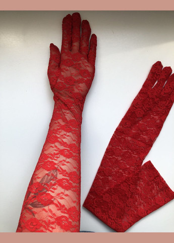 Довгі мереживні рукавички (арт.7041) No Brand (348431035)