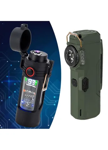 Многофункциональный фонарь D66 COB с Li-Ion аккумулятором, индикацией заряда и зажигалкой, ЗУ Type-C (46811-d66-cob_209) XPRO (392928623)