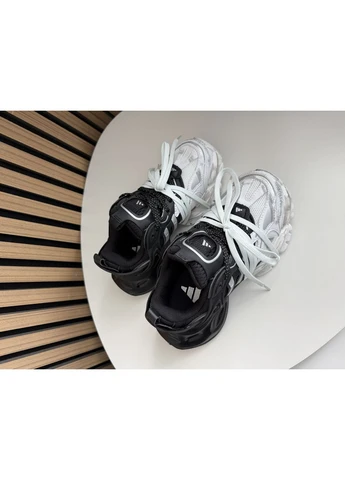 Кроссовки женские и мужские Adidas Vento XLG Deluxe Black White | Адидас Венто Делюкс черно-белые No Brand чёрно-белые демисезоны (393137825)