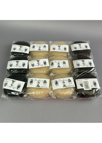 Бублик-валик, пончик для пучка рельєфний 7 см - чорний Plus-plus (354797888)