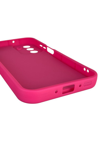 Чехол силиконовый Soft Touch с 3D принтом для Galaxy A26 (SM-A266) малиновый (Полная защита камеры) Samsung (371652869)