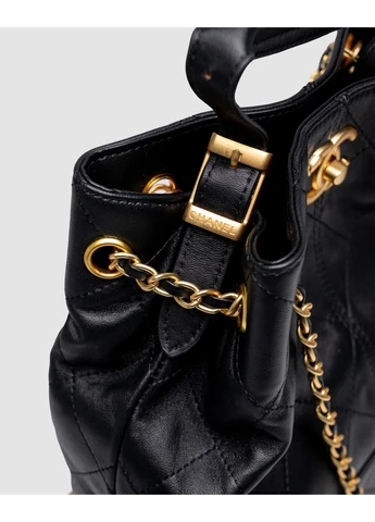 Сумка Chanel Shopping Bag 26 Black / Gold Шанель (377510353)