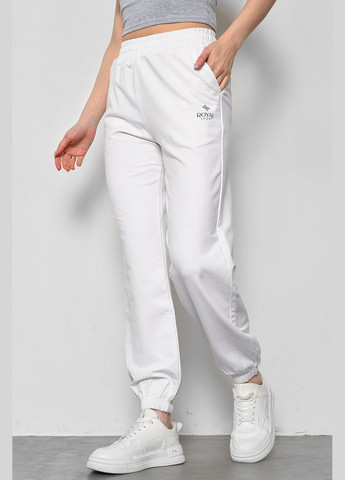 Спортивні штани жіночі білого кольору Let's Shop (291683331)