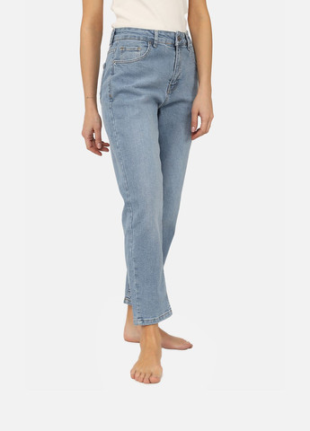 Джинси mom жіночі колір блакитний CB-00270122 Yuki - (323142839)