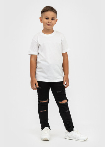 Белая демисезонная футболка детская для мальчика белая Stedman CLASSIC-T KIDS