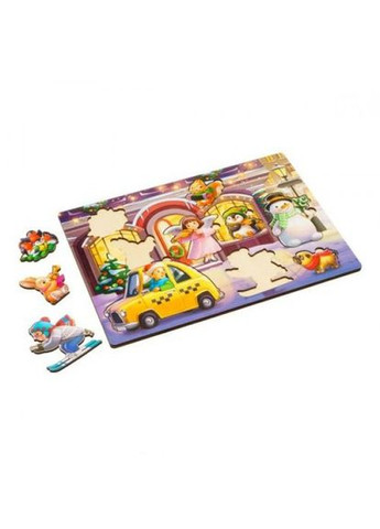 Сортер-вкладыш большой "Новогодний 3" Ань-Янь (318019264)