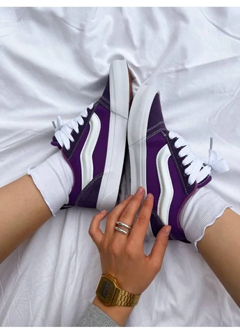 Фиолетовые летние кеды vans knu purple ванс кну пурпле фиолетовые No Brand