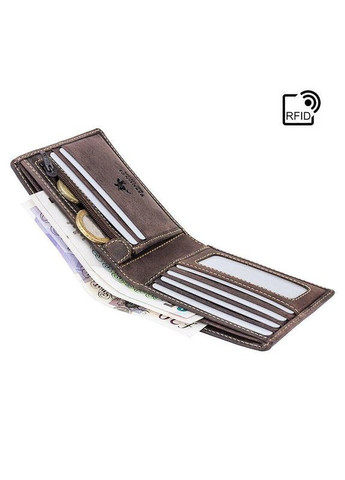 Портмоне мужское кожаное Shield Oil Brown (707 OIL BRN) Visconti (324265562)