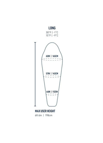 Спальний мішок Spark Pro -9C/15F Regular, Beluga Black Sea To Summit (334670375)