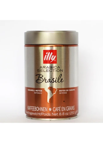 Кава в зернах Brasile Бразилія 250 г ж/б(ящик 12шт) Illy (401233083)