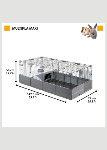 Модульная клетка для кроликов с аксессуарами Multipla Maxi (Ферпласт Мультипла Макси) Ferplast (297512300)
