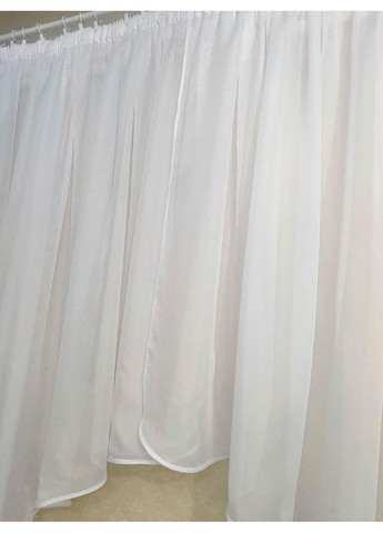 Кухня тюль арка Льон канвас біла 550х170 No Brand (353830022)