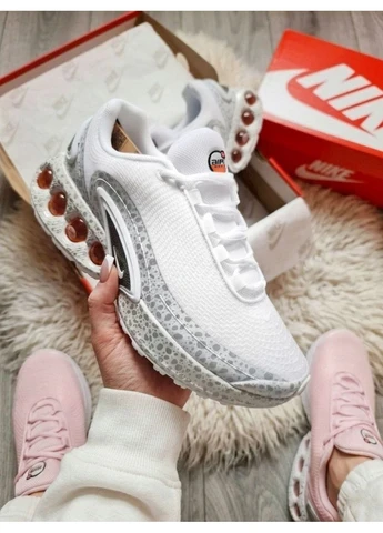 Білі кросівки чоловічі nike air max dn premium white найк аір макс дн білі демісезон No Brand