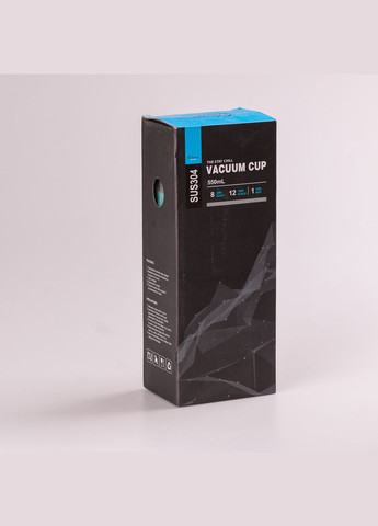 Термос з напувалкою та ручкою 550 мл з нержавіючої сталі Фіолетовий HPGM5010V Happy Life (306849980)