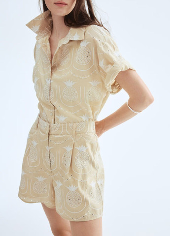 Бежевая блуза H&M