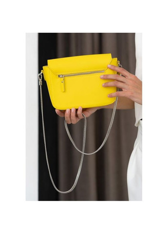 Жіноча шкіряна сумка через плече Yoko жовтий краст The Wings (302008458)