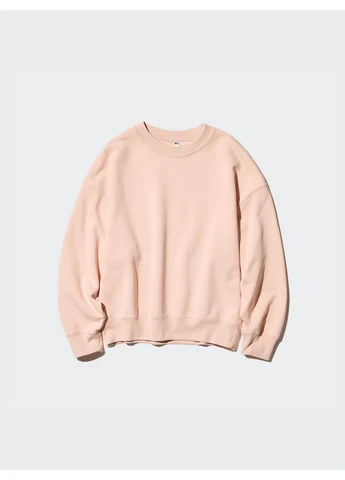 Розовый хлопковый свитшот Uniqlo (388413268)