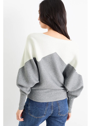 Серый демисезонный свитер C&A