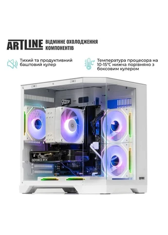 Компьютер Gaming X61WHITE (X61WHITEv21) ARTLINE (370607915)