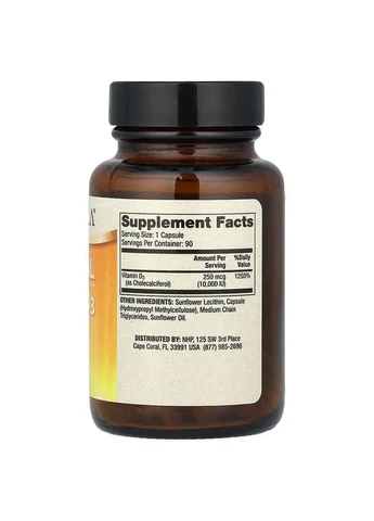 Липосомальный Витамин D3 10000 МЕ Liposomal Vitamin D3, 90 капсул Dr. Mercola (361117661)