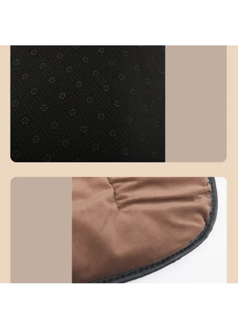 Накидка захисна на переднє сидіння в салон машини автомобіля з антиковзаючими елементами 50х46 см (479144-Prob) Чорна Unbranded (315916676)