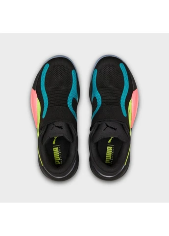 Чорні кросівки rise nitro basketball shoes black 377012-03 демісезон Puma
